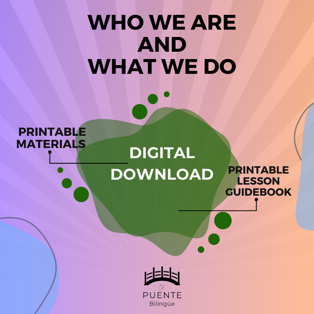 WHO WE ARE AND WHAT WE DO - PRINTABLE DOWNLOAD