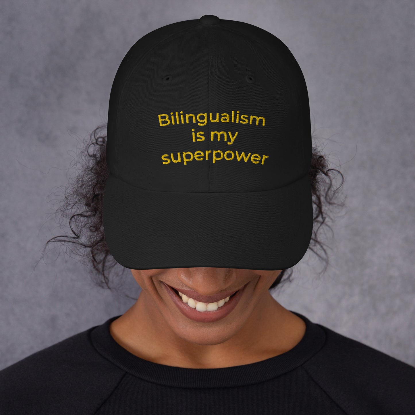 Bilingualism is my Superpower "Dad hat"